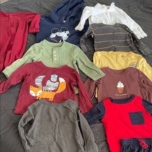 Kids Graphic Tees and Tops Set - Multicolor baby boy 12-18months